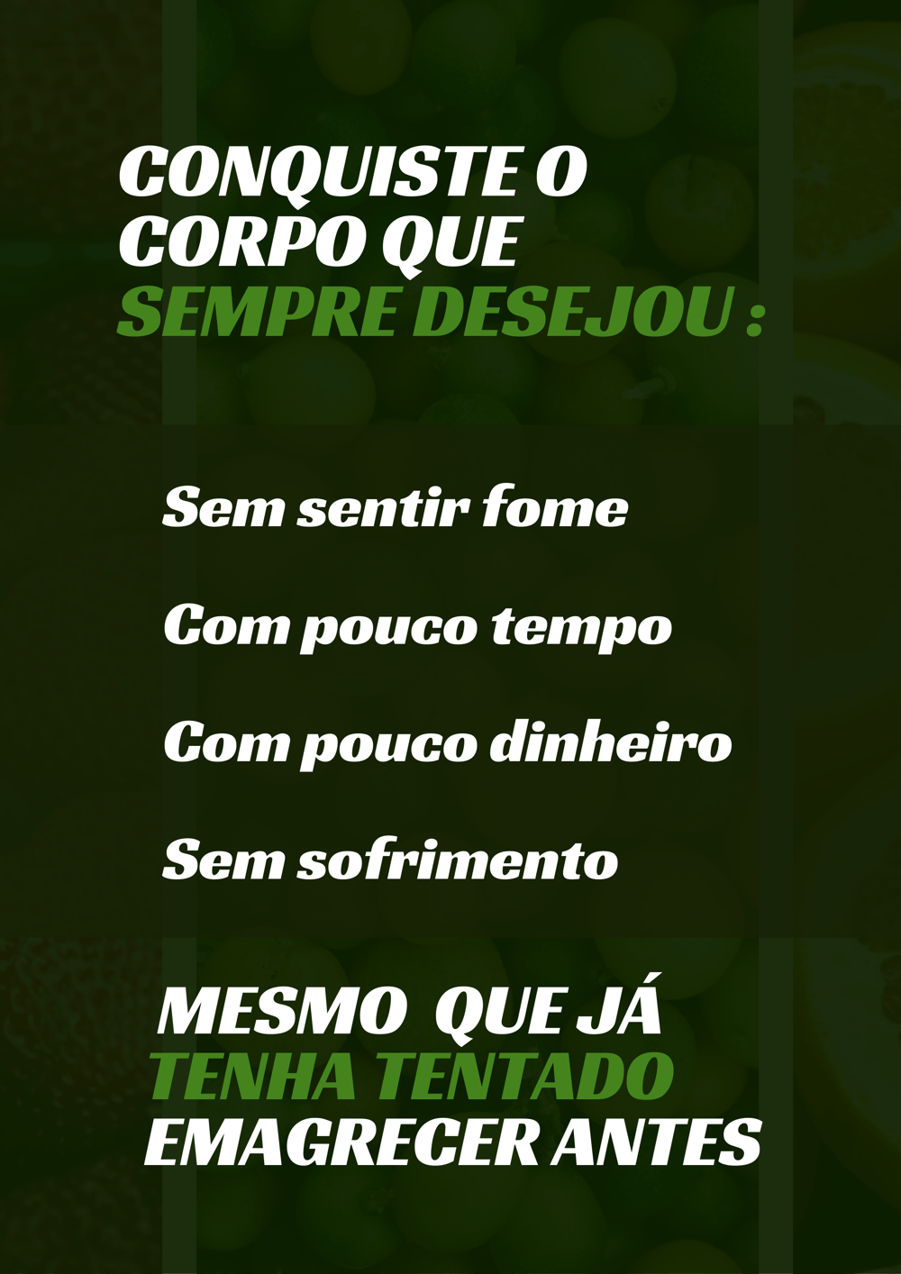 sua conquista